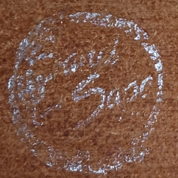 Vintage Western Men's Brown Leather Belt size 44 - Picture 7 of 8